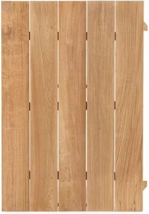 Tavolo Da Esterno In Alluminio Piano In Teak Allungabile 100x228/294 Cm Cameron Antracite Bizzotto