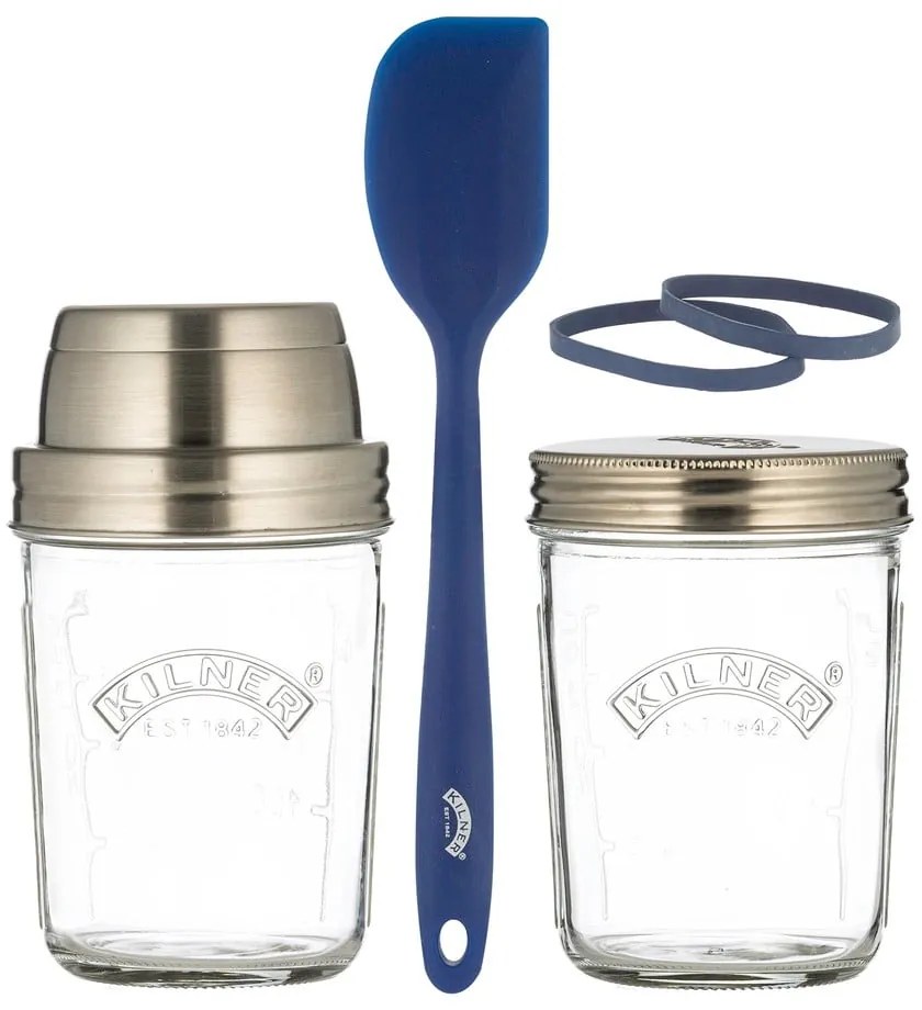 Set di starter per lievito madre con spatola 2pz 0,35l - Kilner