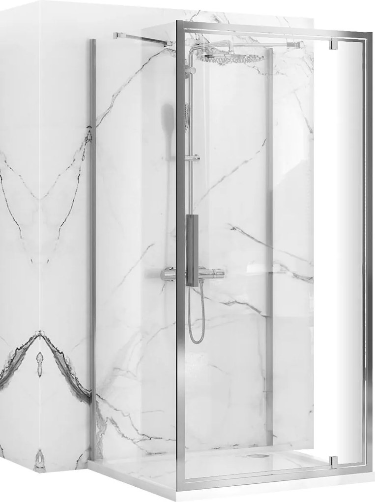 Cabina Doccia A Parete REA Rapid Swing Chrome