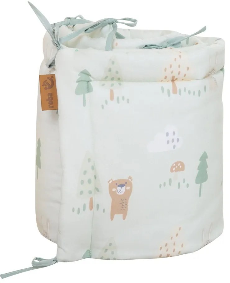 Paracolpi verde chiaro in cotone 170 cm Woodland Buddies – Roba