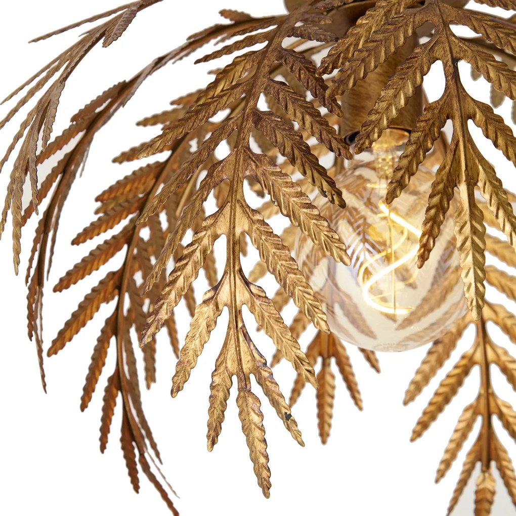 Plafoniera vintage oro rotonda 45cm - Botanica