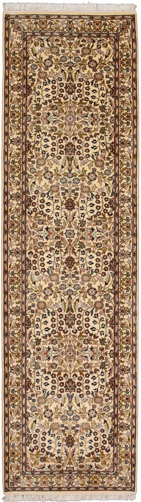 Tabriz Tappeto orientale 300 x 90 Beige (Indian) Annodato A Mano