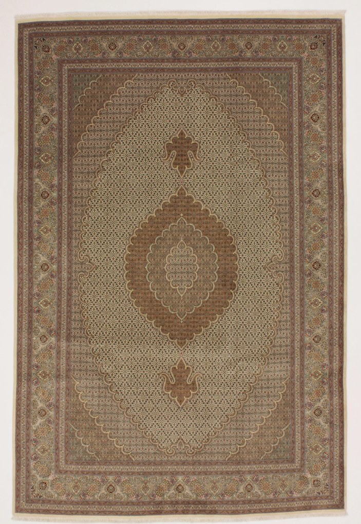 Tabriz Tappeto 310 x 200 (Iran) Annodato A Mano