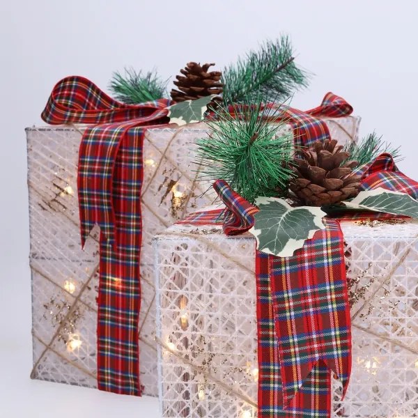 Brilagi - Set da 3 decorazioni natalizie da esterno LED/230V IP44, perfette come regalo