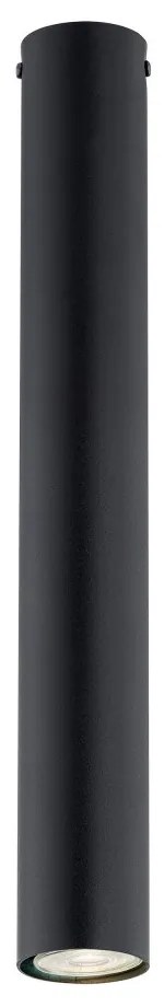 Plafoniera TECNO 1L da soffitto, base GU10, Nera Colore del corpo Nero