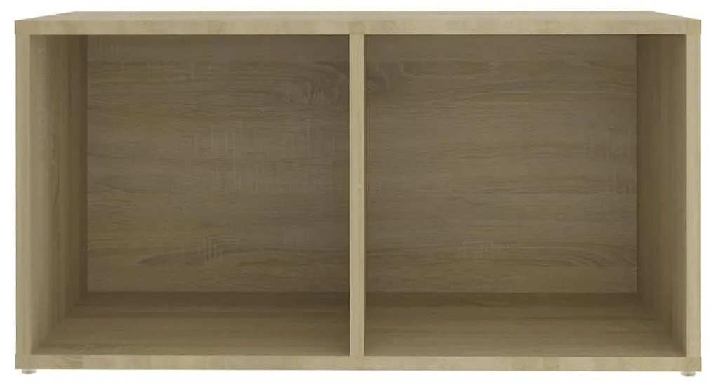 Mobili tv 2 pz rovere sonoma 72x35x36,5 cm in legno multistrato