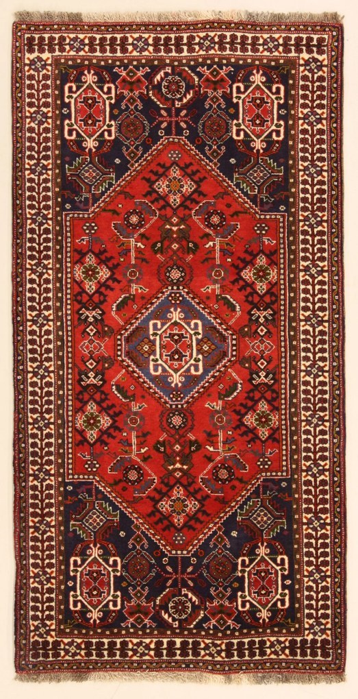 Gashghai Tappeto persiano 80x160 (Iran) Annodato A Mano