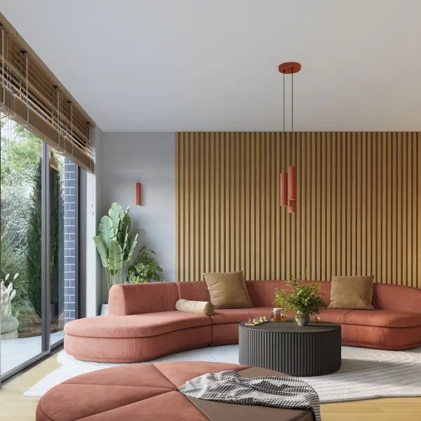 Brilagi - Lampadario a cavo CRESTO 3xGU10/10W/230V rosso