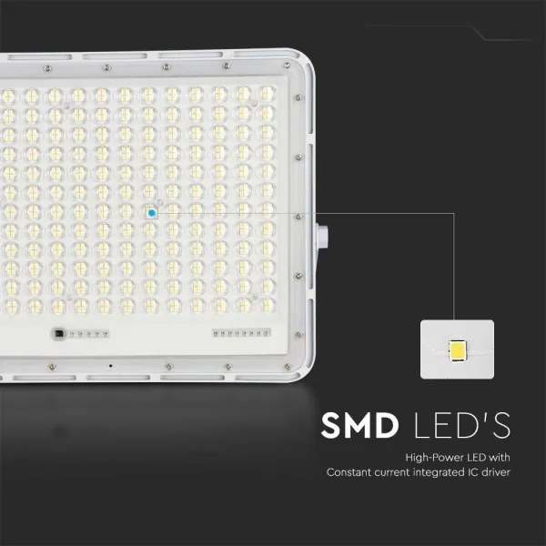 LED Proiettore solare da esterno LED/30W/3,2V 4000K bianco + +TC