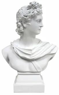 Statua Decorativa DKD Home Decor Apollo Bianco Neoclassico 13,7 x 7,5 x 19,5 cm