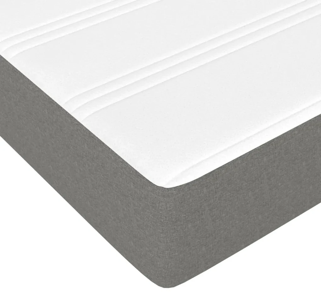 Materasso a molle insacchettate grigio scuro 180x200x20 cm