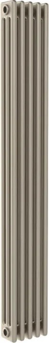 Termosifone in acciaio tubolare 3 colonne 5 elementi interasse 1935 mm ERCOS Comby sabbia