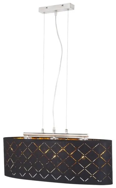 Globo 15229H2 - Lampadario a sospensione con filo CLARKE 3xE27/60W/230V