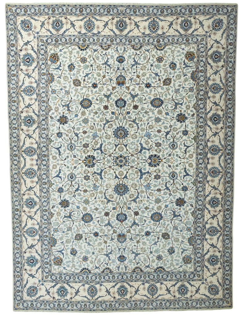 Kashan Tappeto persiano 320x430 Beige (Iran) Annodato A Mano