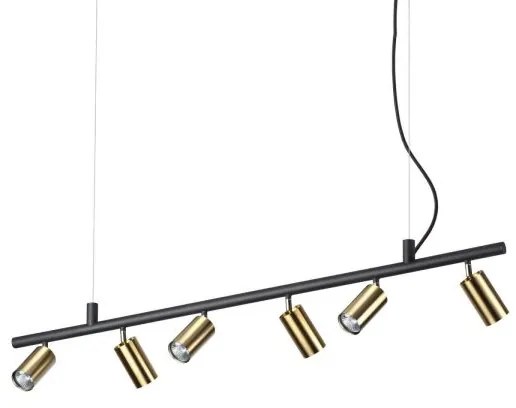 Lampada a sospensione dynamite sp6 ottone