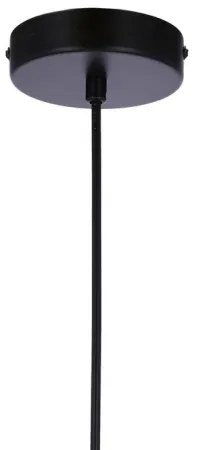 Lampadario a sospensione con filo JONERA 1xE27/40W/230V nero