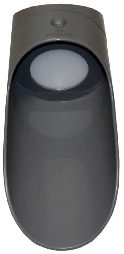 Applique a LED solare con sensore PALESA LED/1W/3,7V IP65 1800 mAh grigio