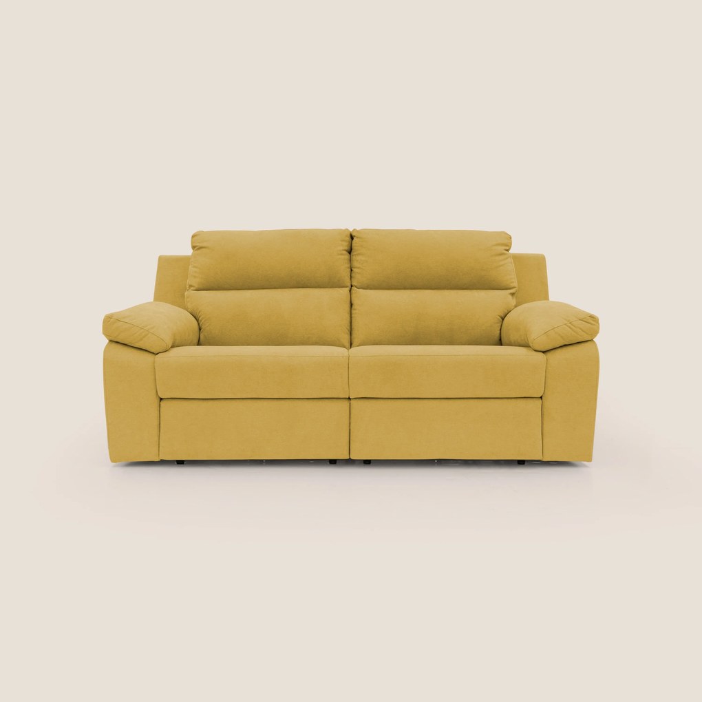 Romeo Divano relax con recliner elettrico in morbido tessuto impermeabile T02