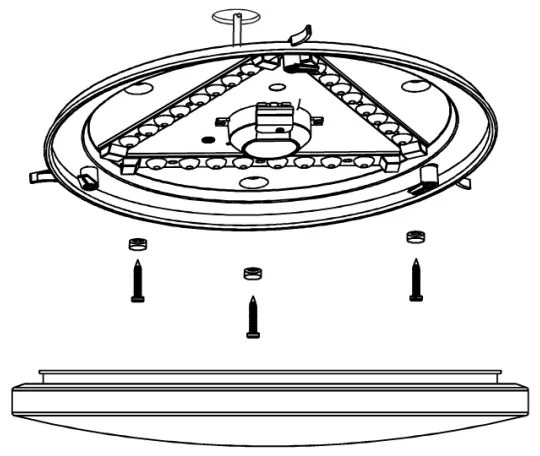 Eglo 97884 - Plafoniera LED da bagno FRANIA LED/17,3W/230V