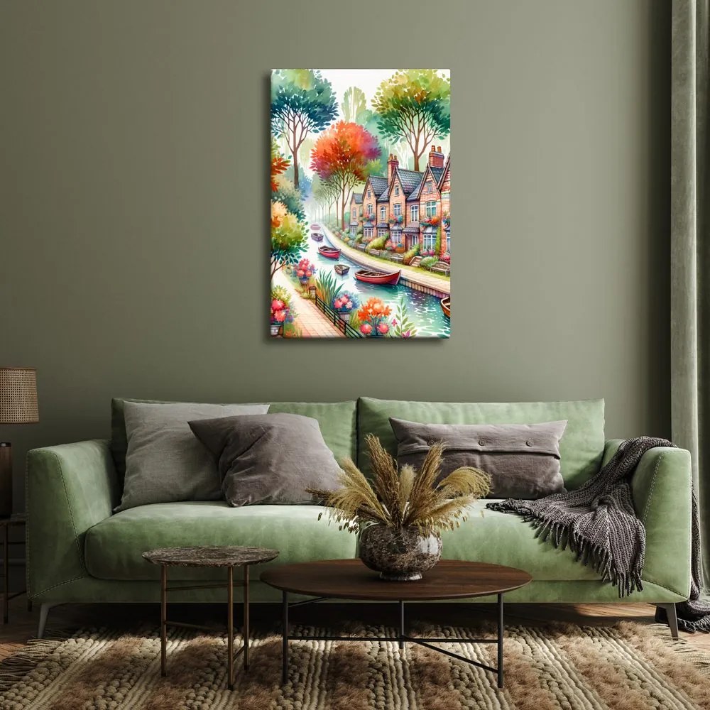 Quadro su tela – Quartiere romantico