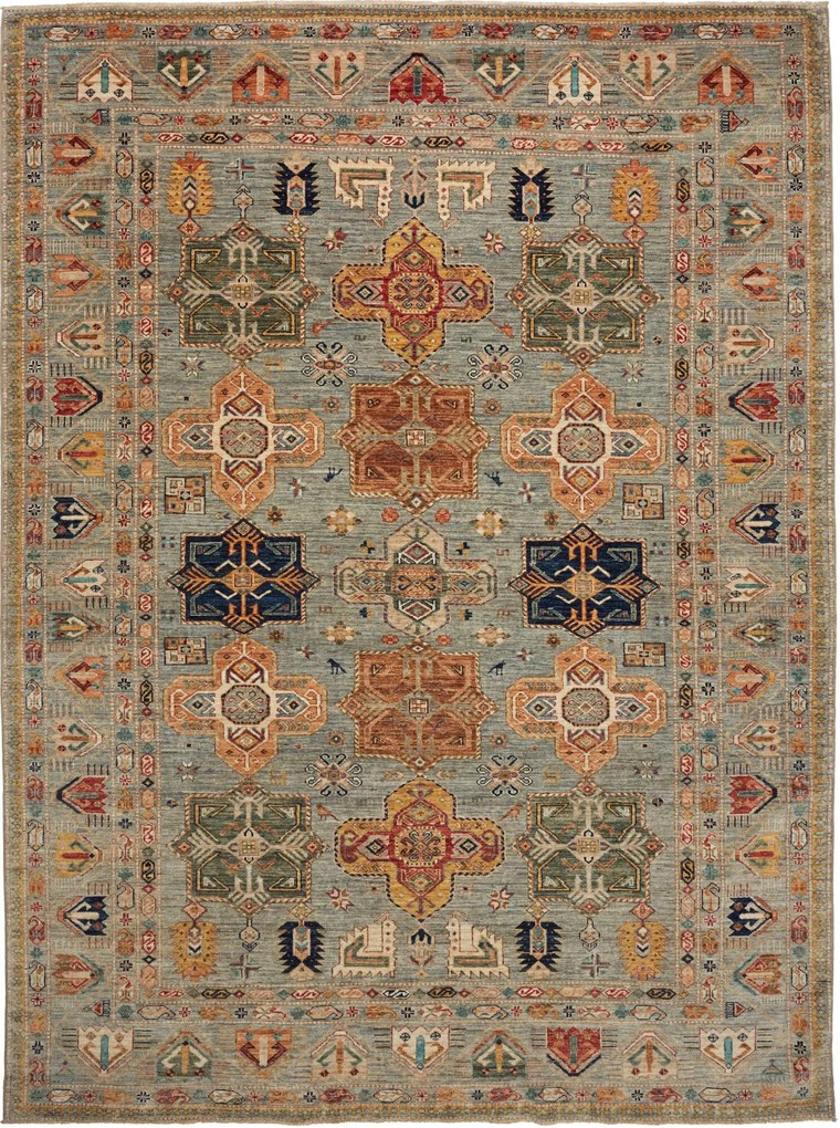 Kazak Tappeto 250x320 (Pakistan) Annodato A Mano