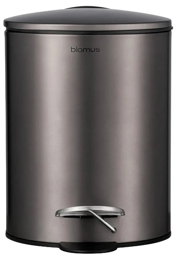 Pattumiera in acciaio marrone scuro 3 l Tubo - Blomus