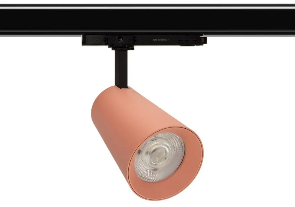 Faro LED 40W Trifase Rosa CRI92 Bianco Variabile 38° - Bridgelux LED Colore Bianco Variabile CCT