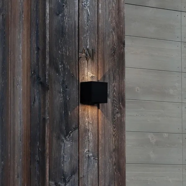 Ideal Lux - Applique a LED da esterno ATOM LED/12W/230V IP54 nero