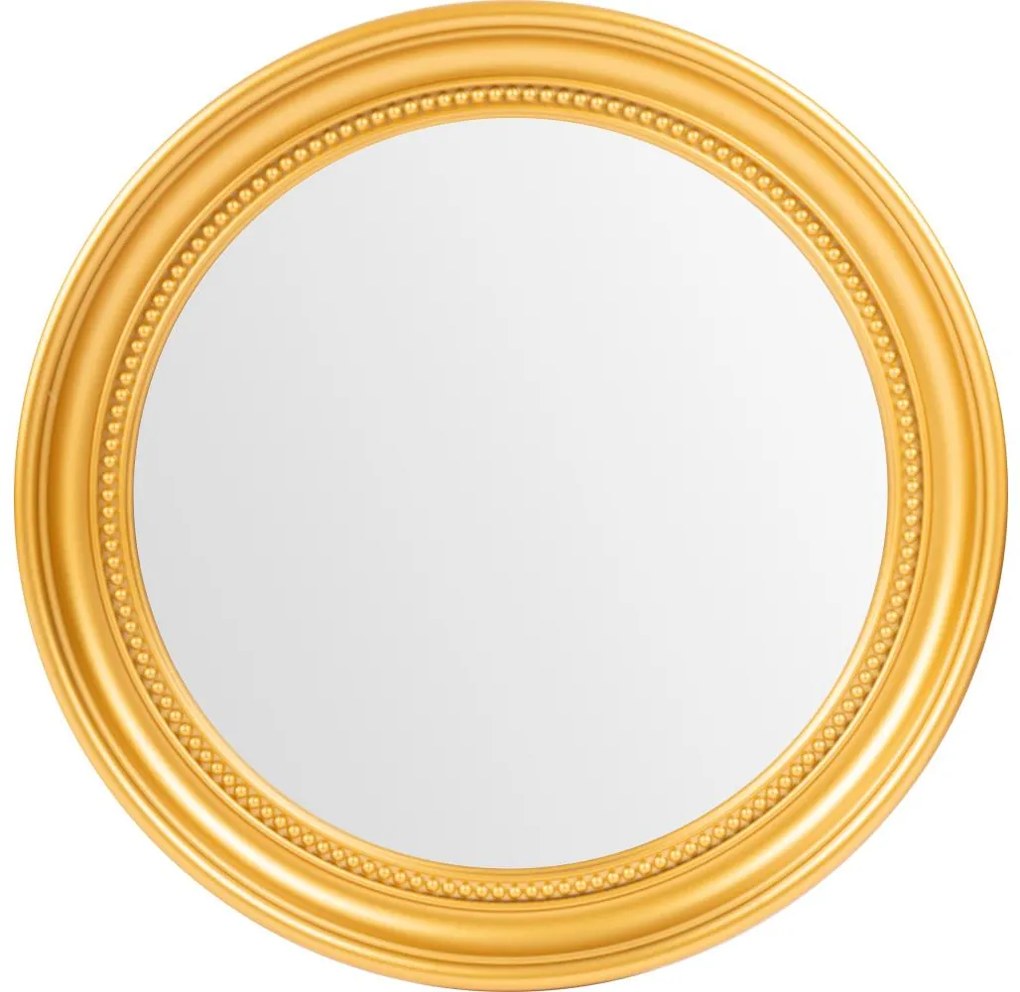 Globo B992510 - Specchio da parete Ø 39 cm, finitura oro