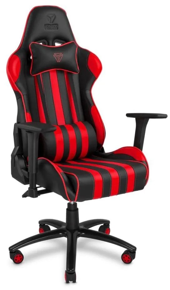 Yenkee - Sedia da gioco nera/rossa