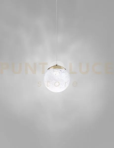 Rina sospensione 16l bianco murrina ottone lucido 2 l32bb led 3000k...
