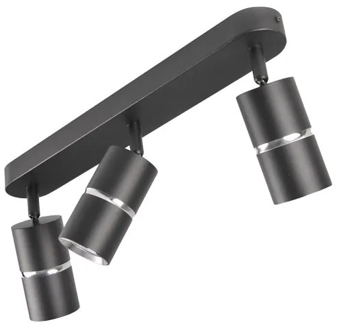 Faretto BAMBOO 3xGU10/10W/230V nero