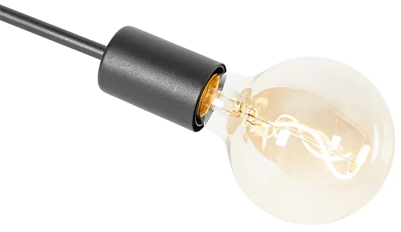 Plafoniera di design nera 6 luci - Facile