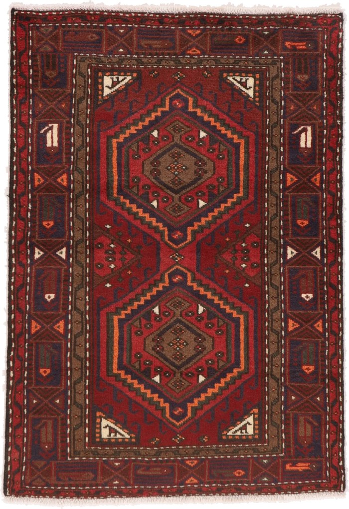 Hamedan Tappeto persiano 100x150 (Iran) Annodato A Mano