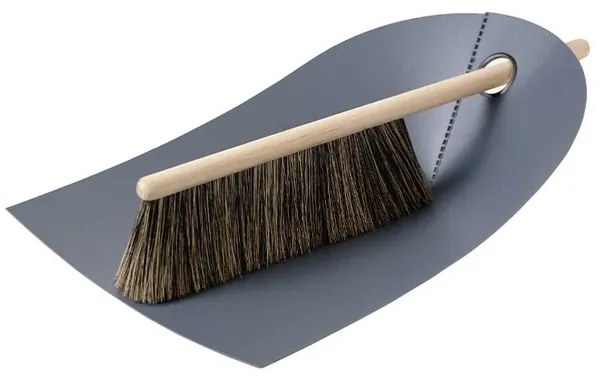 Dustpan & Broom Scuro Grey - Normann Copenhagen