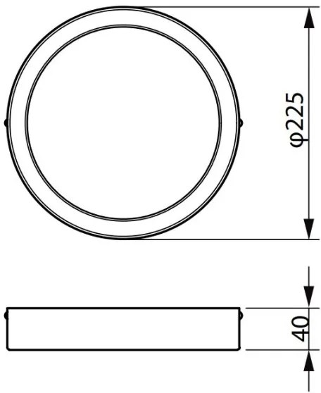 Philips - Plafoniera LED LEDINAIRE LED/19,5W/230V 3000K IP40