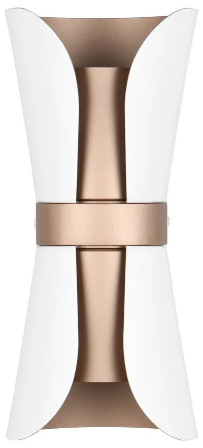 Lampada da parete in colore bianco-bronzo Coat - Trio