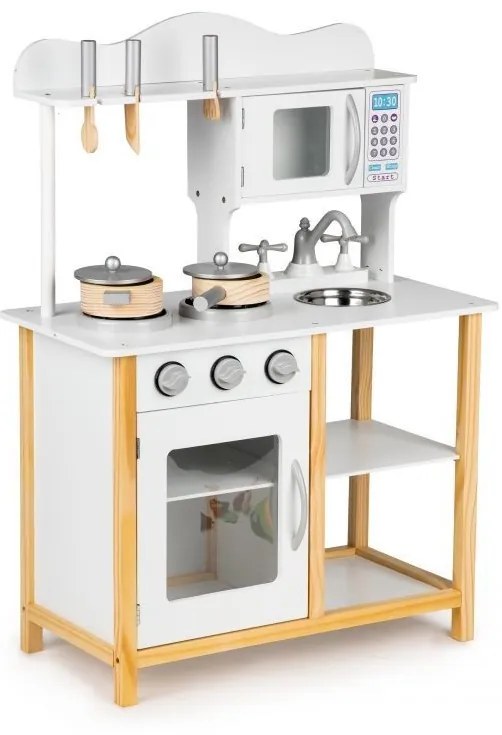 Cucina in legno per bambini + accessori Ecotoys