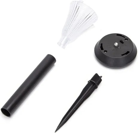 Aigostar - Lampada solare LED LED/0,006W/1,2V 40mAh 6500K IP44 30,5 cm