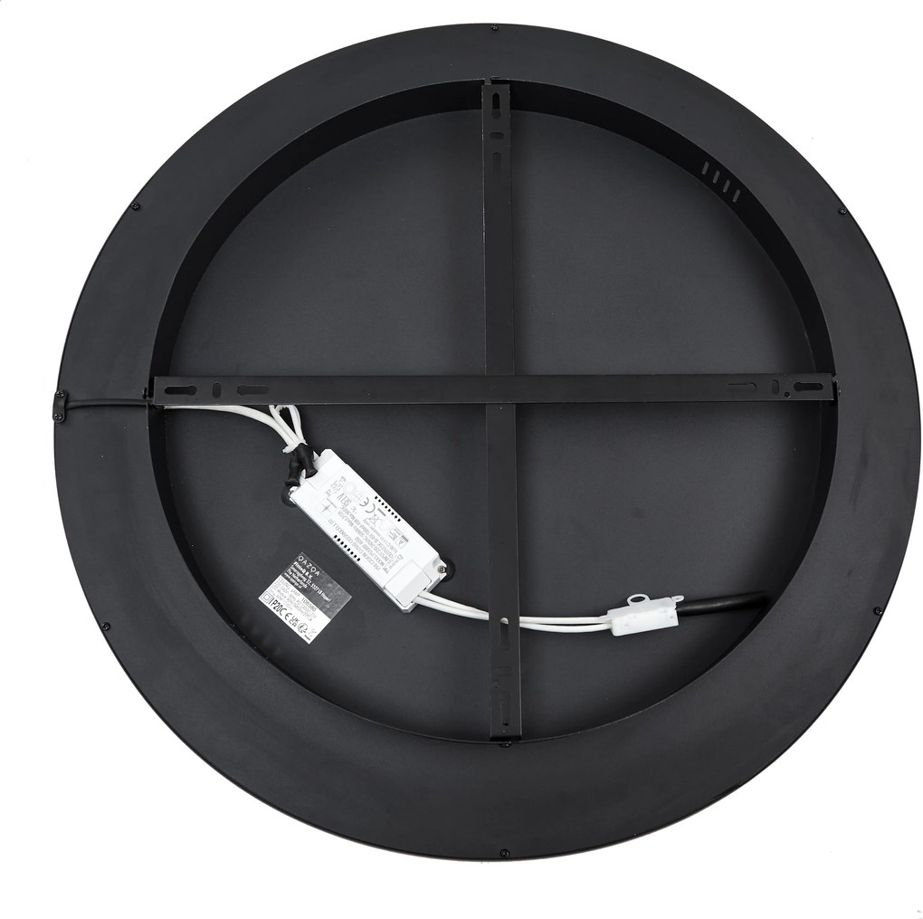 Plafoniera di design nera e bianca con LED dimmerabile a 3 livelli - Xavi