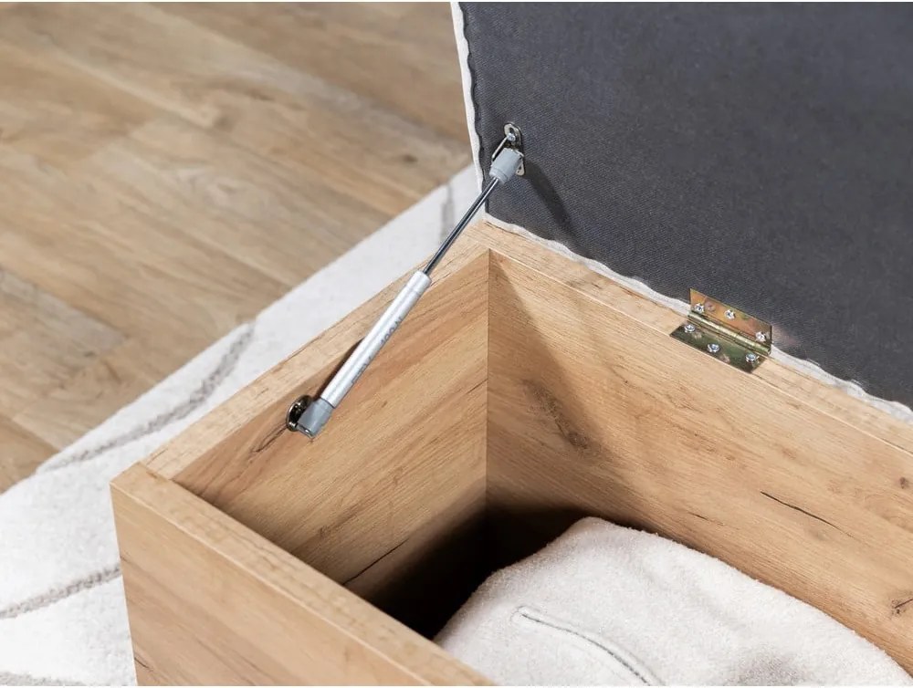 Panca in grigio chiaro e colore naturale Kumo - Bobochic Paris