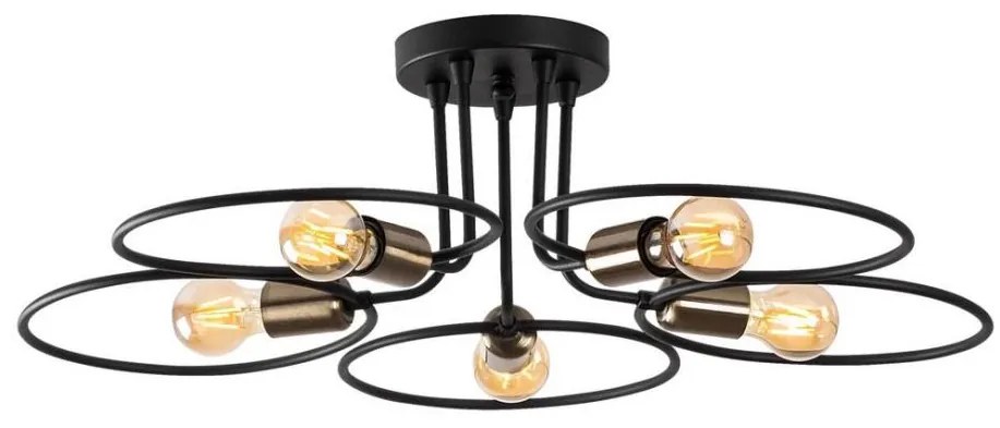 Lampadario da parete CIRCLE 5xE27/40W/230V