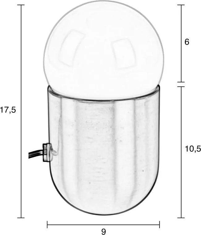 Lampada da tavolo in argento Gio - Zuiver
