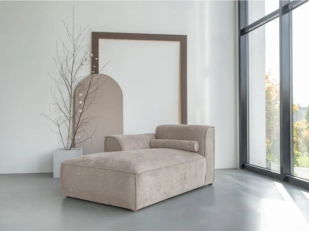 Divano componibile beige (con penisola a sinistra) Flex Felix – Miuform
