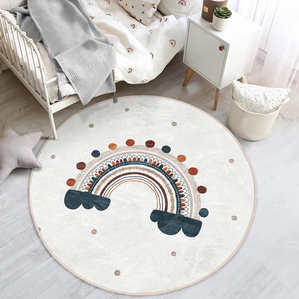 Tappeto per bambini crema ø 100 cm Comfort - Mila Home