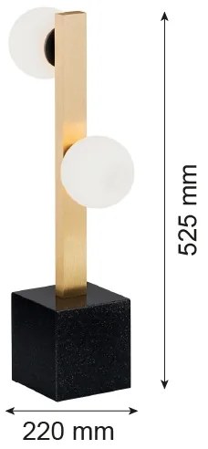 Argon 1044 - Lampada da tavolo FREEMONT 2xG9/5W/230V