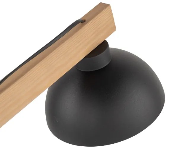 Lampada da tavolo OSLO 1xE27/15W/230V pino/nero