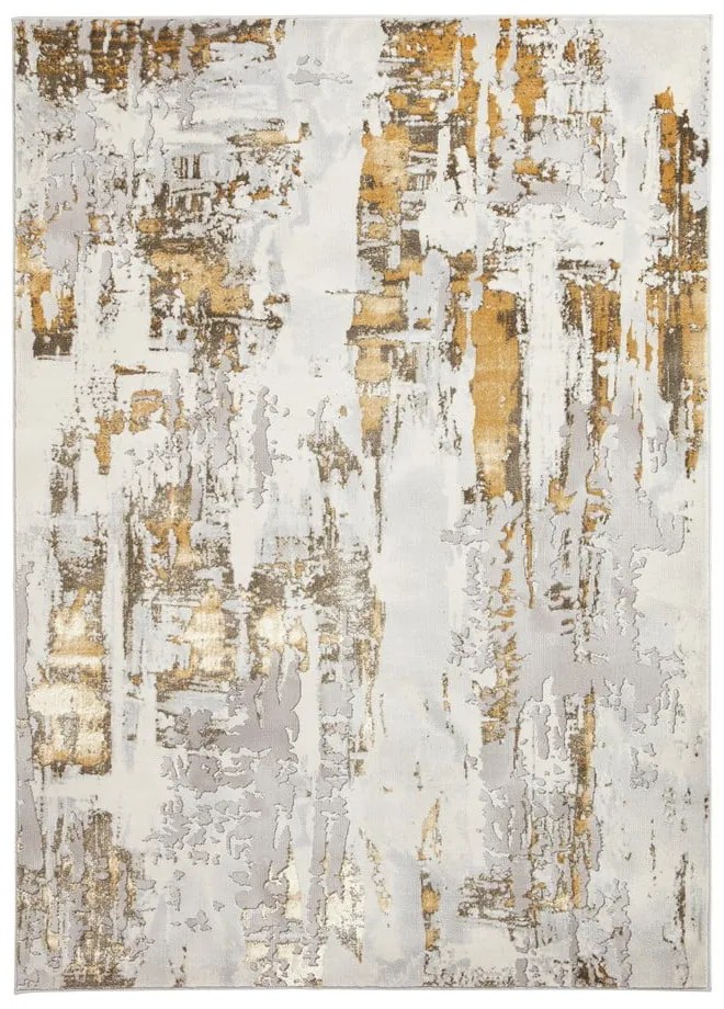 Tappeto grigio/oro 170x120 cm Apollo - Think Rugs