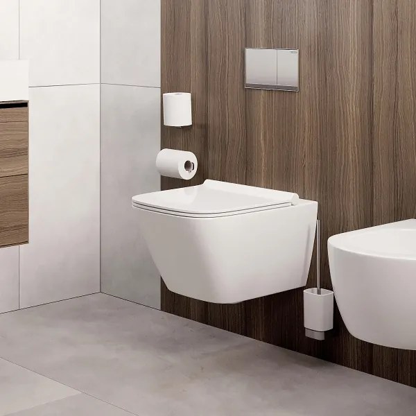 NIMCO NK set-94KN-26 - Scopino a parete e porta carta igienica NIKAU cromo