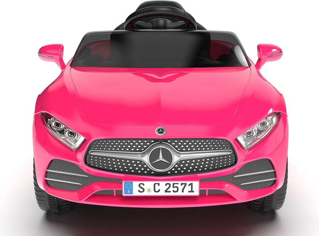 Macchina Elettrica per Bambini 12V con Licenza Mercedes CLS Small Rosa...
